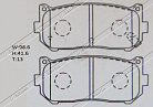 AMIWA WD11151S Колодки тормозные дисковые задние KIA Spectra, Shuma, Carens (к-т 4шт)